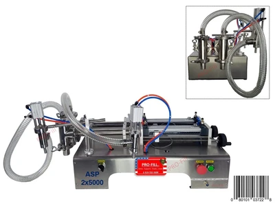 ASP Models Piston Filler Machines Double Head (Air & Electric / Air Only)