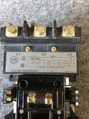 Used Allen-Bradley 509-DOD Relays & Switches California US | Davliegogo LLC #1730769