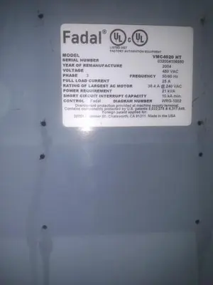 USED 2004 FADAL VMC-4020HT