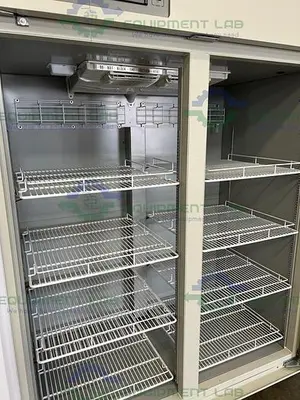 USED SANYO MPR-1411 PHARMACEUTICAL TWO DOOR REFRIGERATOR 2°C , 49 CU. FT.