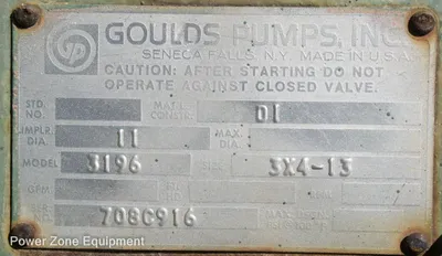 USED GOULDS 3196MT