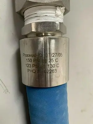 USED ADVANTAPURE APEWF-W-1000 1.5" X 91" FLEXIBLE SILICON HOSE 150PSI