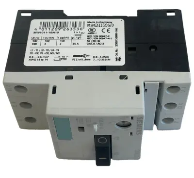 NEW SIEMENS 3RV1011-1BA10 CIRCUIT BREAKER 3RV10111BA10