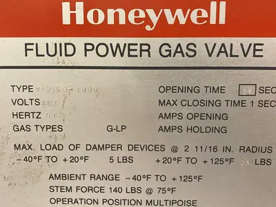 USED HONEYWELL V4055B1039
