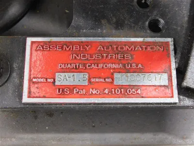 Assembly Automation Industries SA-1.5 Vibratory Feeder Used