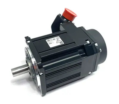 USED MITSUBISHI ELECTRIC BRUSHLESS AC SERVO MOTOR, ROTARY, KEYED SHAFT