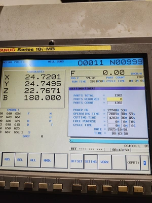 2011 HYUNDAI WIA KH 80G Horizontal Machining Centers | USED CNC (8)