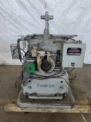 12 TON X 2" TISHKEN CUT OFF PRESS. STOCK  # 0257624