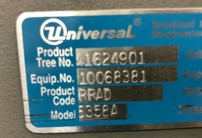 Used Universal Instruments Corporation 6358A Miscellaneous PCB & SMT Equipment Michigan US | 4Tech USA #1540567