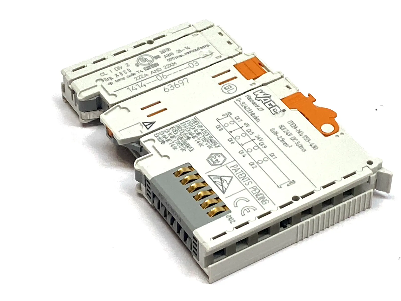 USED WAGO 8-CHANNEL 24VDC DIGITAL INPUT MODULE 3MS
