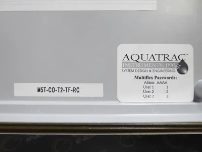 Aquatrac Instruments M5T-C0-T2-TF-RC MultiFLEX Water Treatment Controller Used