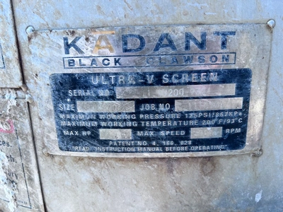 USED Black Clawson Kadant UV200