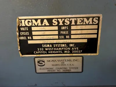 3 CU FT SIGMA SYNTRON FMC MODEL #VPF305 HOPPER & BOWL FEEDER: STOCK #23083