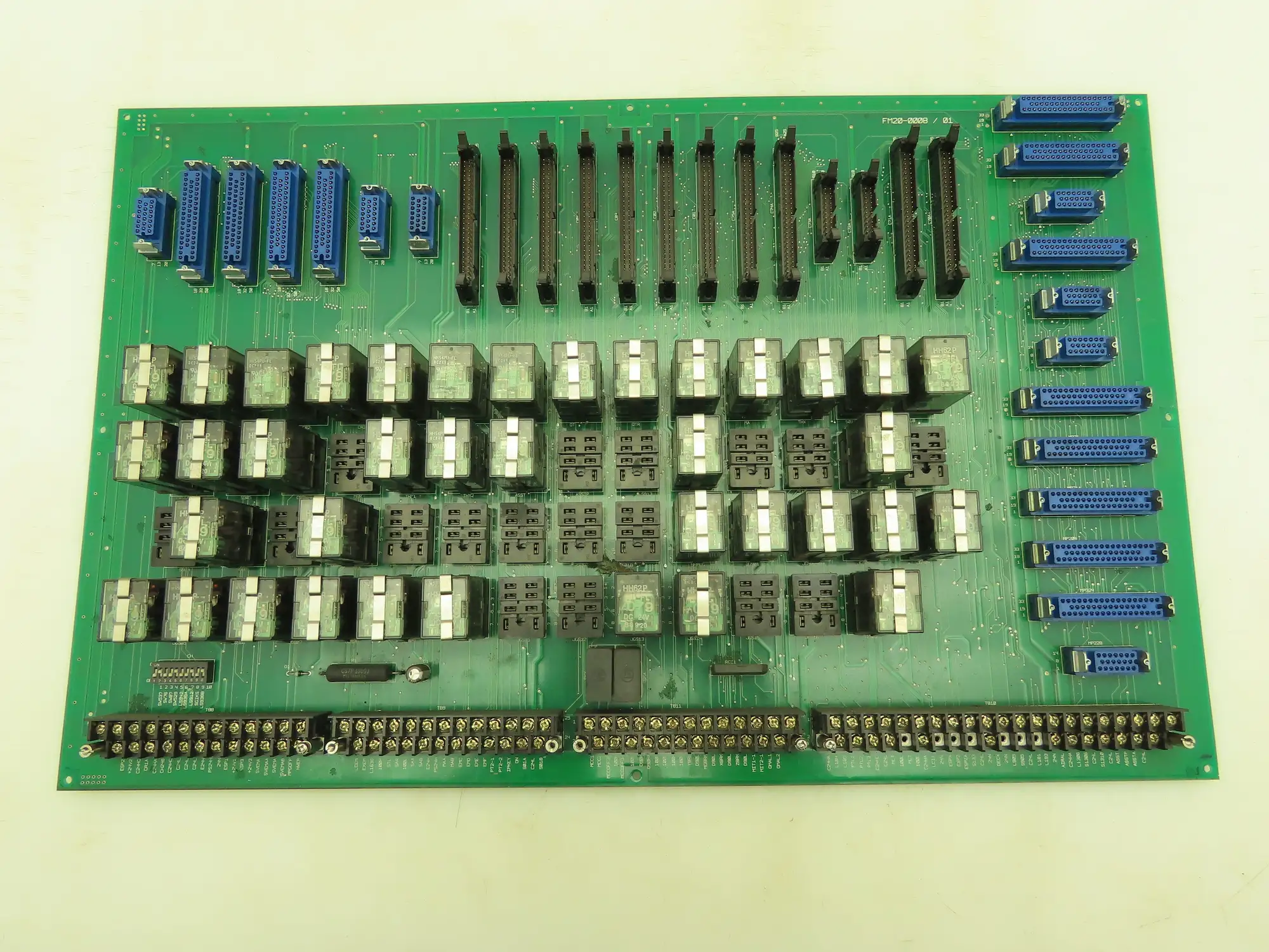 Fanuc FM20-0008/01 Control Circuit Board Relay Panel PLC Servo Interface Module