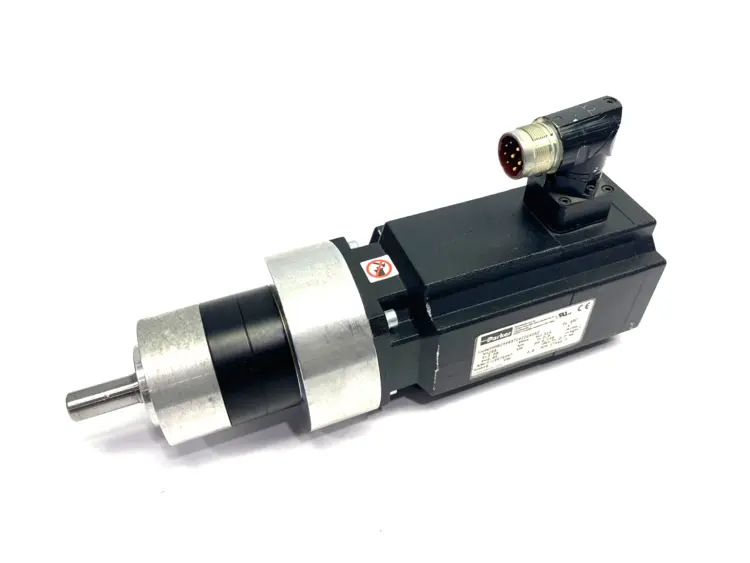 Used PARKER BRUSHLESS SERVO MOTOR 0 BRAKE W/ PM 62 GEAR UNIT 46:1 Servo Motors | Maverick Industrial Sales #1105326