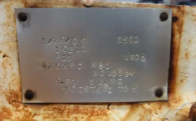USED SULZER BINGHAM 3X6X9C MSD