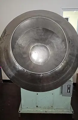 Coating Pan, 40" Diameter, Seasoning Drum, Stainless Steel #C745464