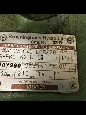 USED REXROTH AA10VSO45DFR30RPKO62K03