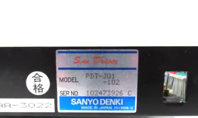 USED SANYO DENKI PDT-J01-102 SERVO AMPLIFIER PDTJ01102