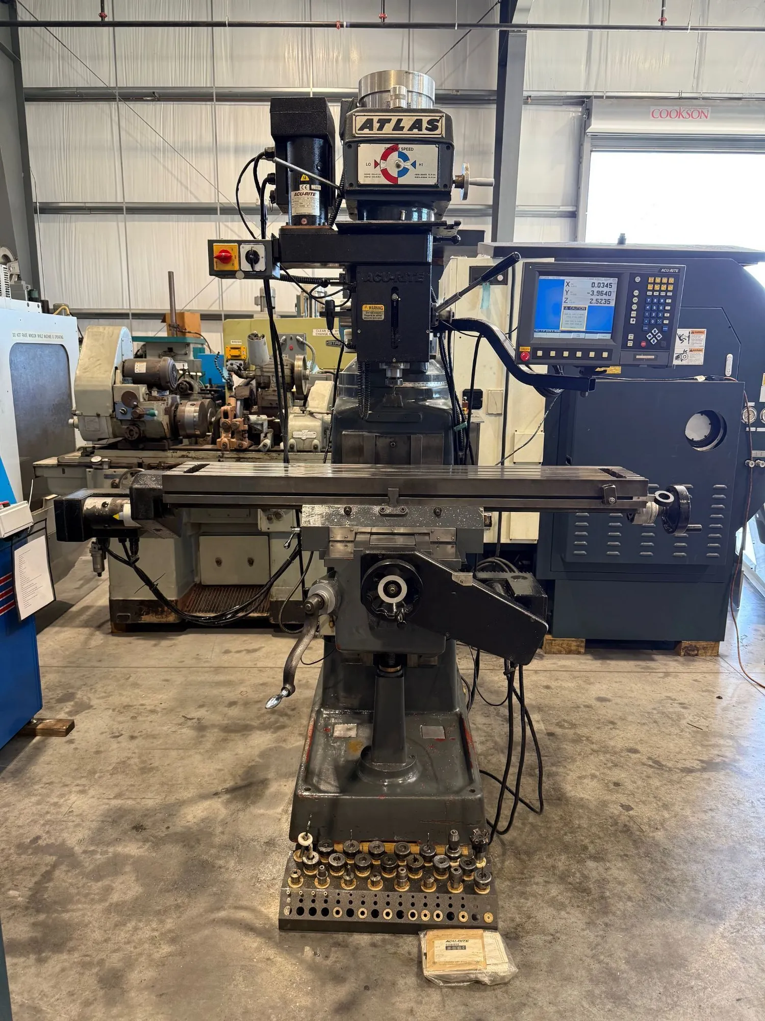 USED 2000 CLAUSING ATLAS 3VS08