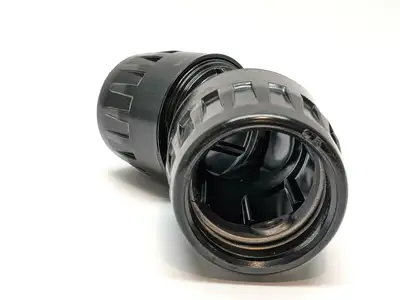 USED PARKER TRANSAIR PIPE CONNECTOR 45 DEGREE ELBOW