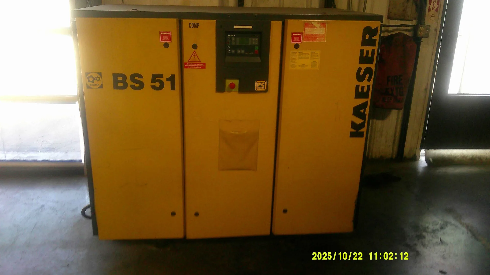 Kaeser 40 HP Rotary Screw Air Compressor