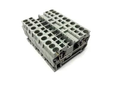 USED PHOENIX CONTACT FEED THROUGH TERMINAL BLOCK 3031445 LOT OF 10