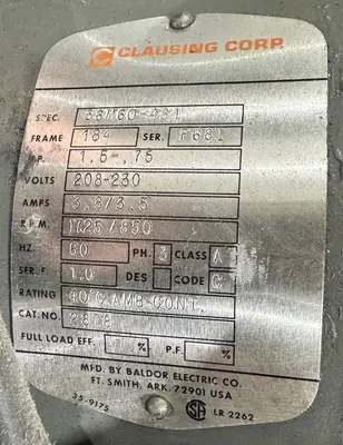 USED CLAUSING 2286