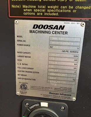 2015 DOOSAN DNM 500II Vertical Machining Centers | Machinery Network (9)