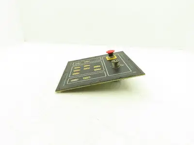 Cincinnati Milacron 3-525-0915A Operator Interface Panel w/ E-Stop *Missing Key*
