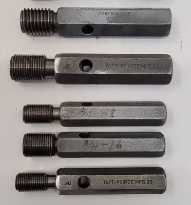 USED TAFT PEIRCE GO/NO GO PLUG GAUGES