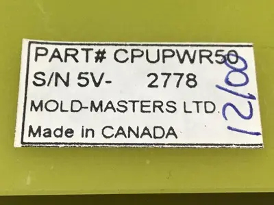 USED MOLD MASTER CPUPWR50