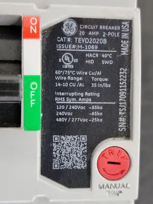 USED GENERAL ELECTRIC TEYD2020B