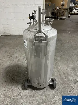 USED Alloy Products 30 Gal Alloy Products Receiver Tank, 316 S/S, 100#