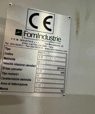 2012 FOM INDUSTRIE MODUS Vertical Machining Centers CNC | CNC EXCHANGE (2)