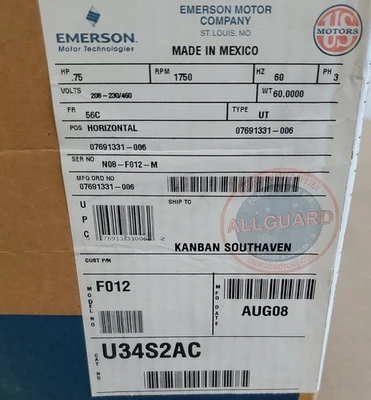 NEW US Motors 07691331-006