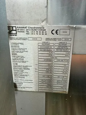 2016 RAVANAT CHAUDRONNERIE Hydrogen Heat Exchanger Heat Exchangers - Block | Perry Equipment (2)