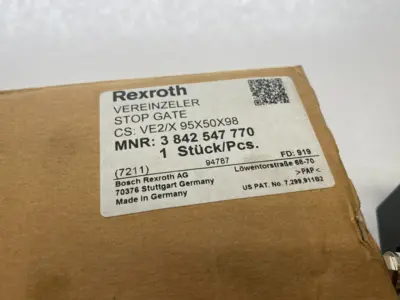 USED BOSCH REXROTH STOP GATE VE2/H