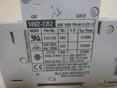 USED ALLEN BRADLEY 1492-CB2/G010 SER B