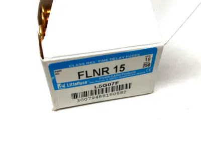New | in-Stock Littelfuse Time Delay Cartridge Fuse Class RK5 250V 15A Fuses Michigan US | Maverick Industrial Sales #1456541