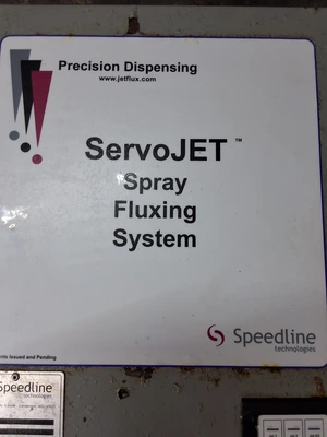 SPEEDLINE TECHNOLOGIES ServoJET SPRAY FLUXING SYSTEM