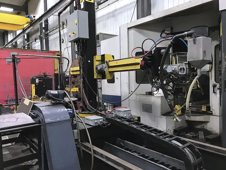 Used 2014 ESAB CCAB22-VLS-TC COLUMN & BOOM Welding Manipulators Illinois US | Machinery Marketing International #789206