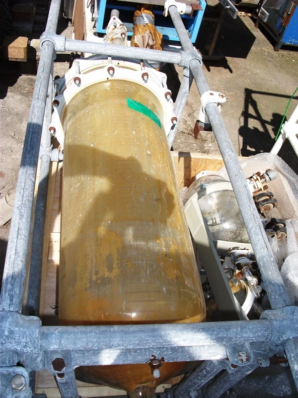 50L QVF Glass Calibrated Cylindrical Flask Type VZG50/12