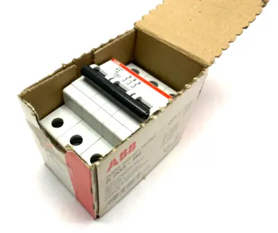 New | in-Stock ABB Miniature Circuit Breaker 3-Pole Tripping Character B Circuit Breakers Michigan US | Maverick Industrial Sales #1394576