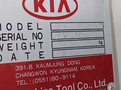 USED 1996 KIA MACHINE TOOL V35