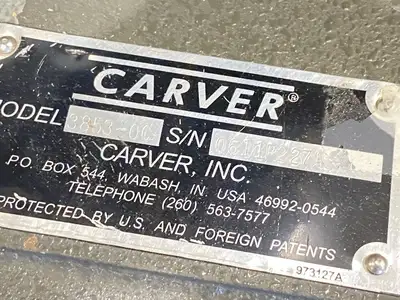 Used Carver Model C Hand Operated Hydraulic Press Hydraulic Presses Michigan US | Maverick Industrial Sales #1507234