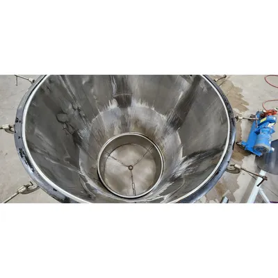 Used 300 Gallon Stainless Steel Liquid Strainer Basket Tank