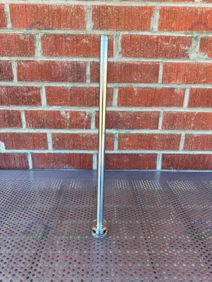 Stainless Steel 20" Syphon Tube w/ 2" OD Sanitary Fitting