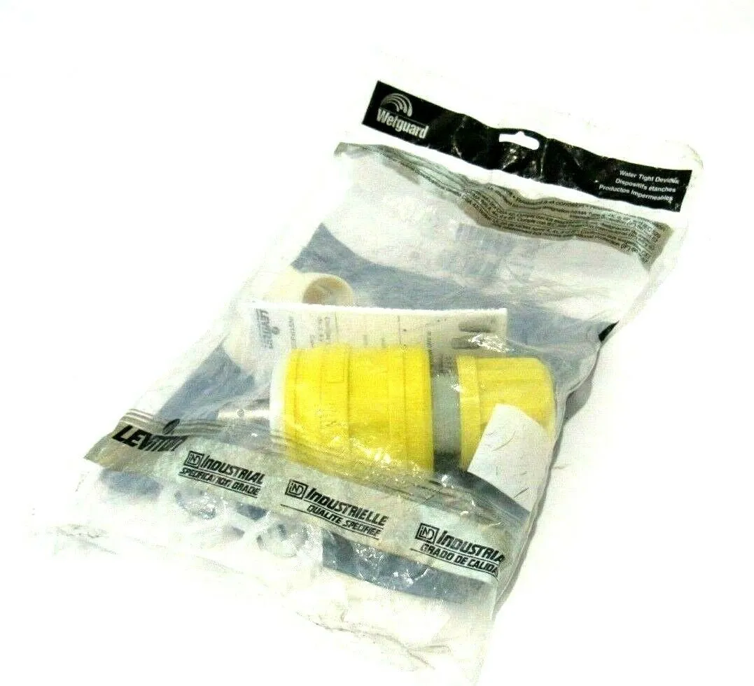 NEW LEVITON 161-26W47 WATERTIGHT PLUG 16126W47