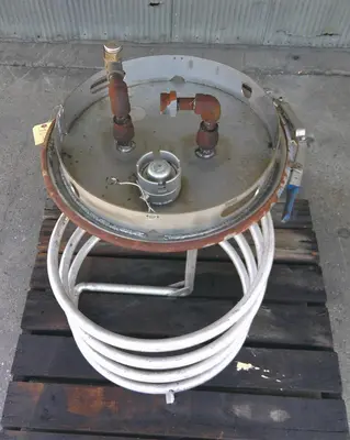 SPC9360  Heat Exchanger 10 sq.ft. tube coil type, Stainless Steel, tote heat exchanger coils